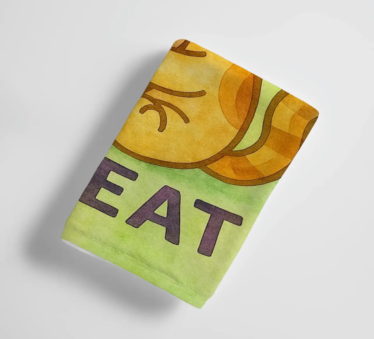 sip purr repeat funny cat towel by limous