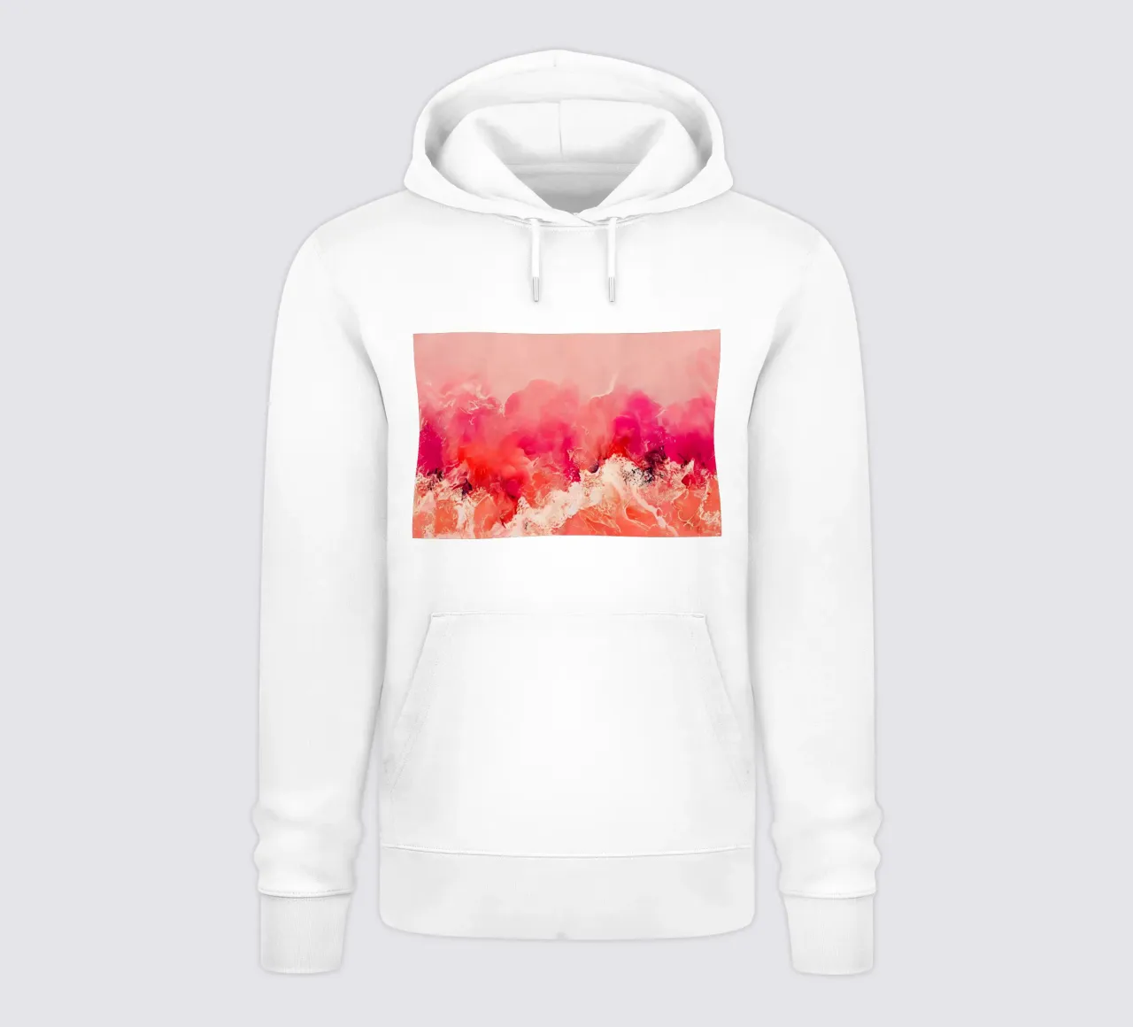 Pink Wave felpa con cappuccio da treechild