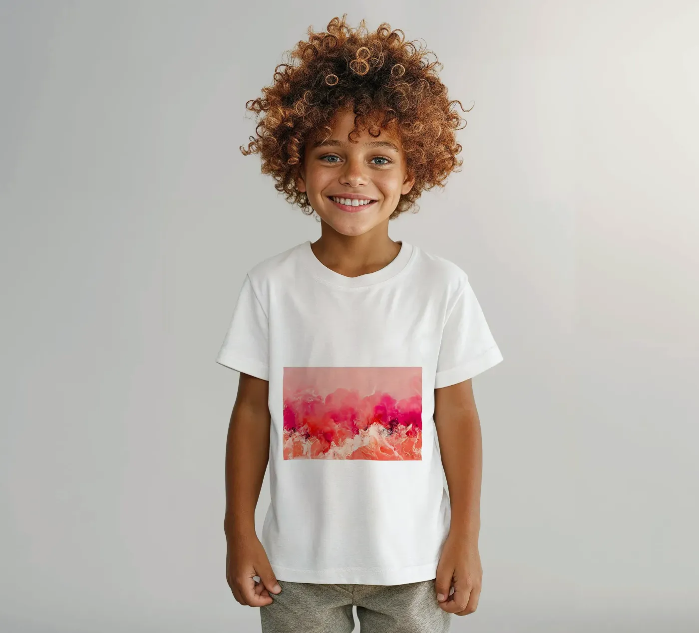 Pink Wave t-shirt bambini da treechild