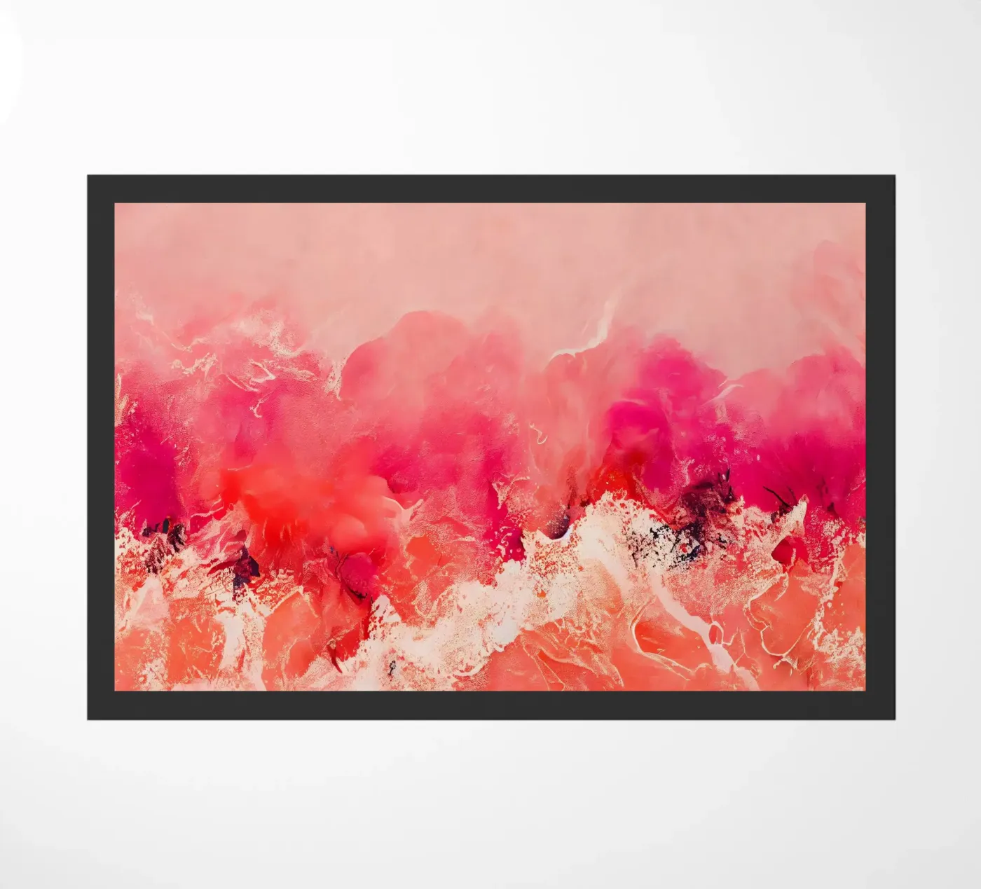 Pink Wave doormat by treechild