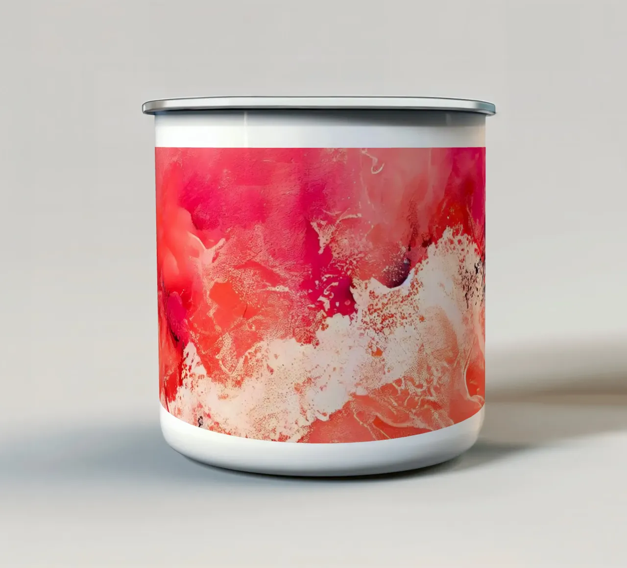 Pink Wave tazza in smalto da treechild