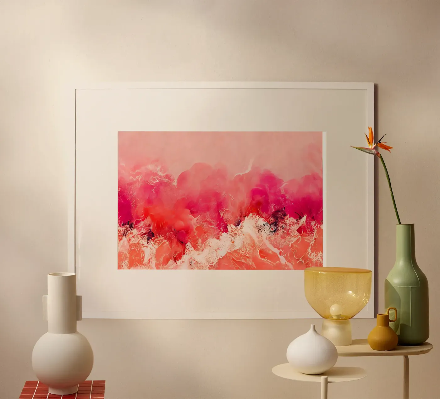 Pink Wave poster by treechild