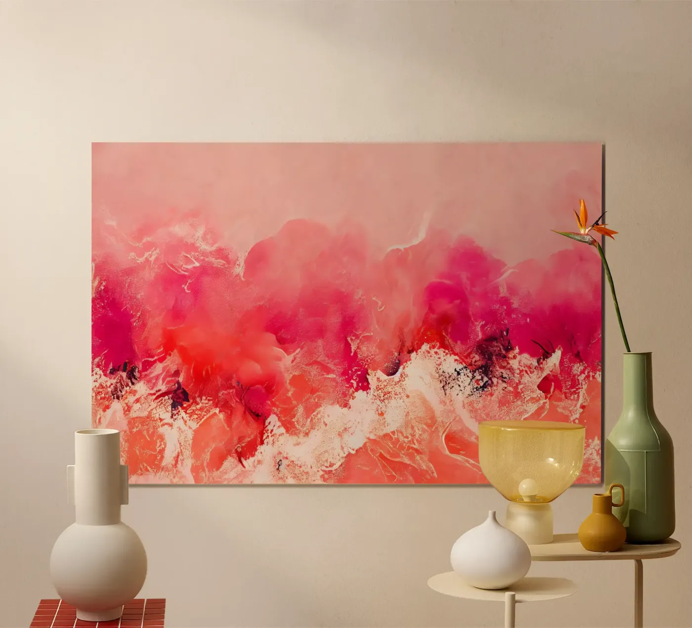 Pink Wave poster by treechild