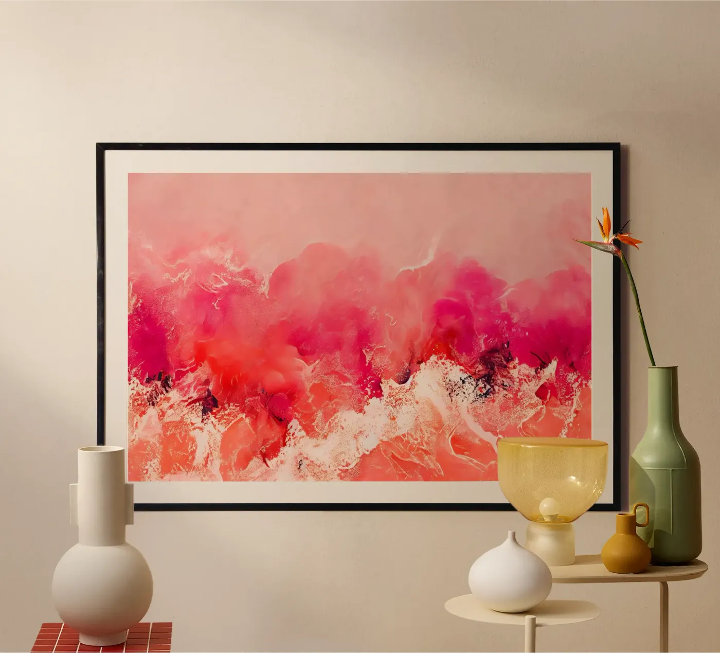 Pink Wave poster by treechild