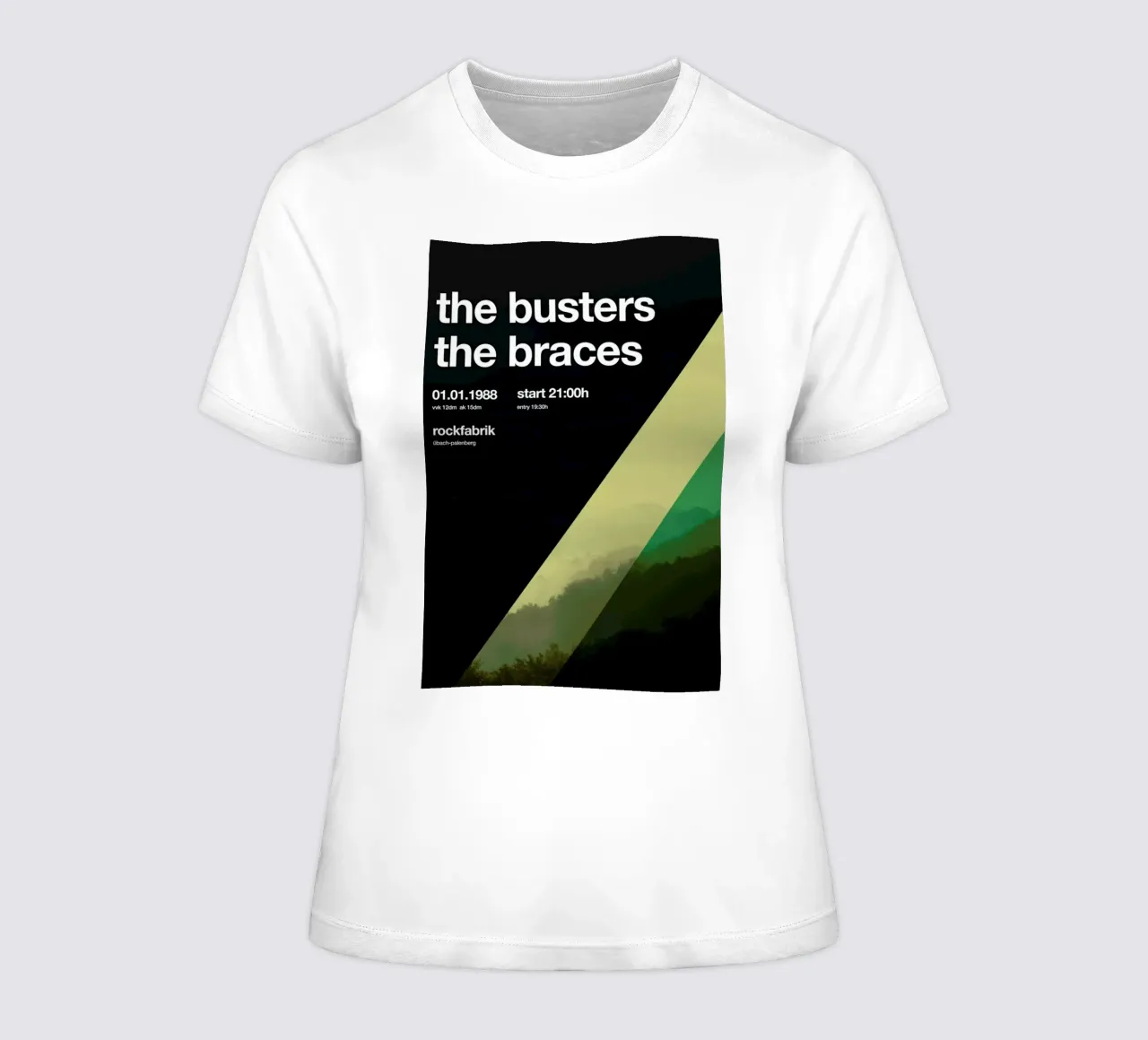 The Busters women's fitted t-shirt by Stephan Kochs