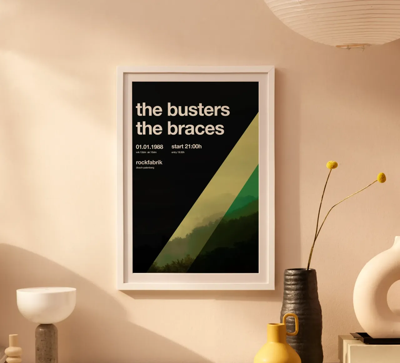 The Busters poster con telaio in alluminio da Stephan Kochs