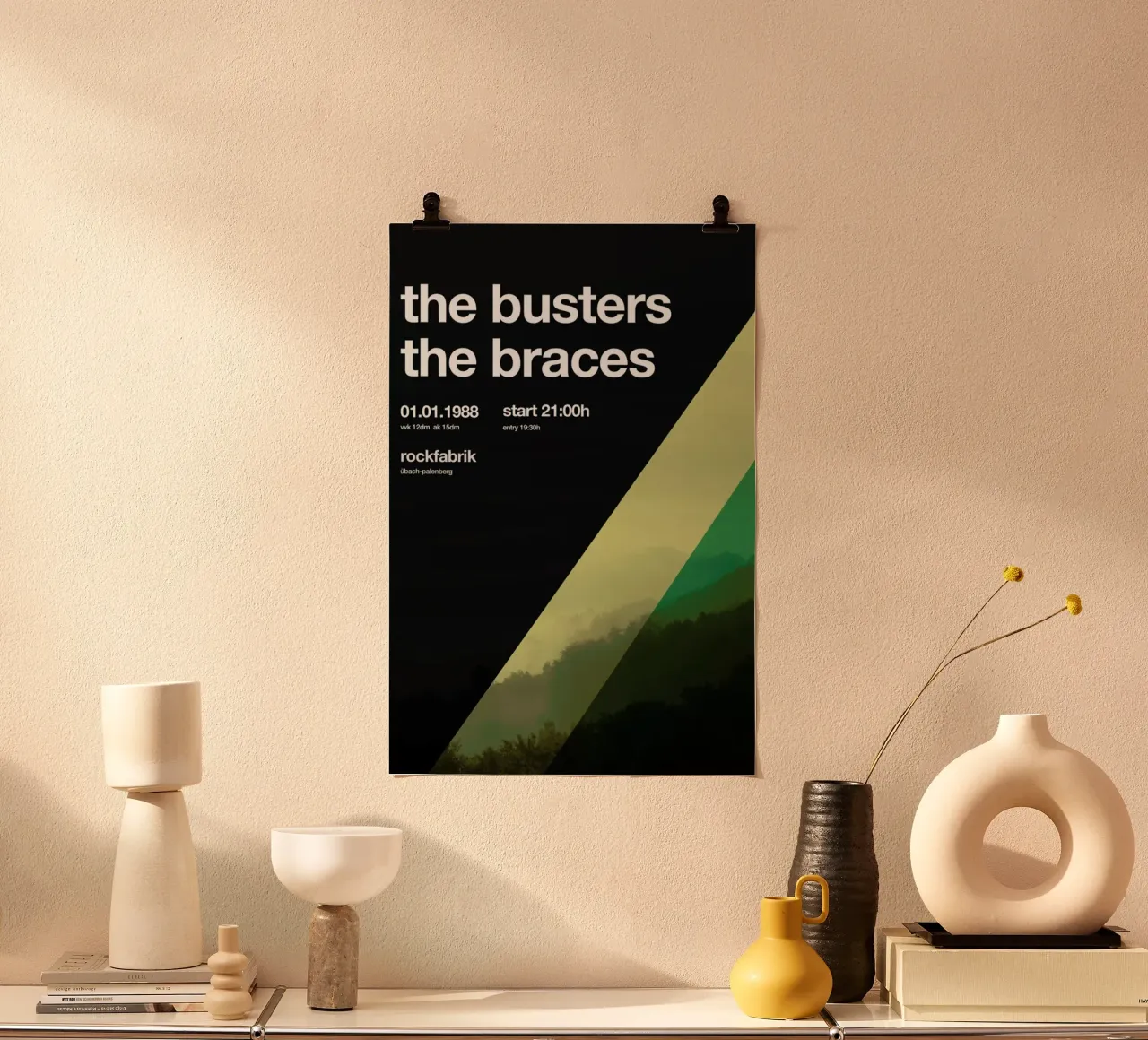 The Busters poster con telaio in alluminio da Stephan Kochs