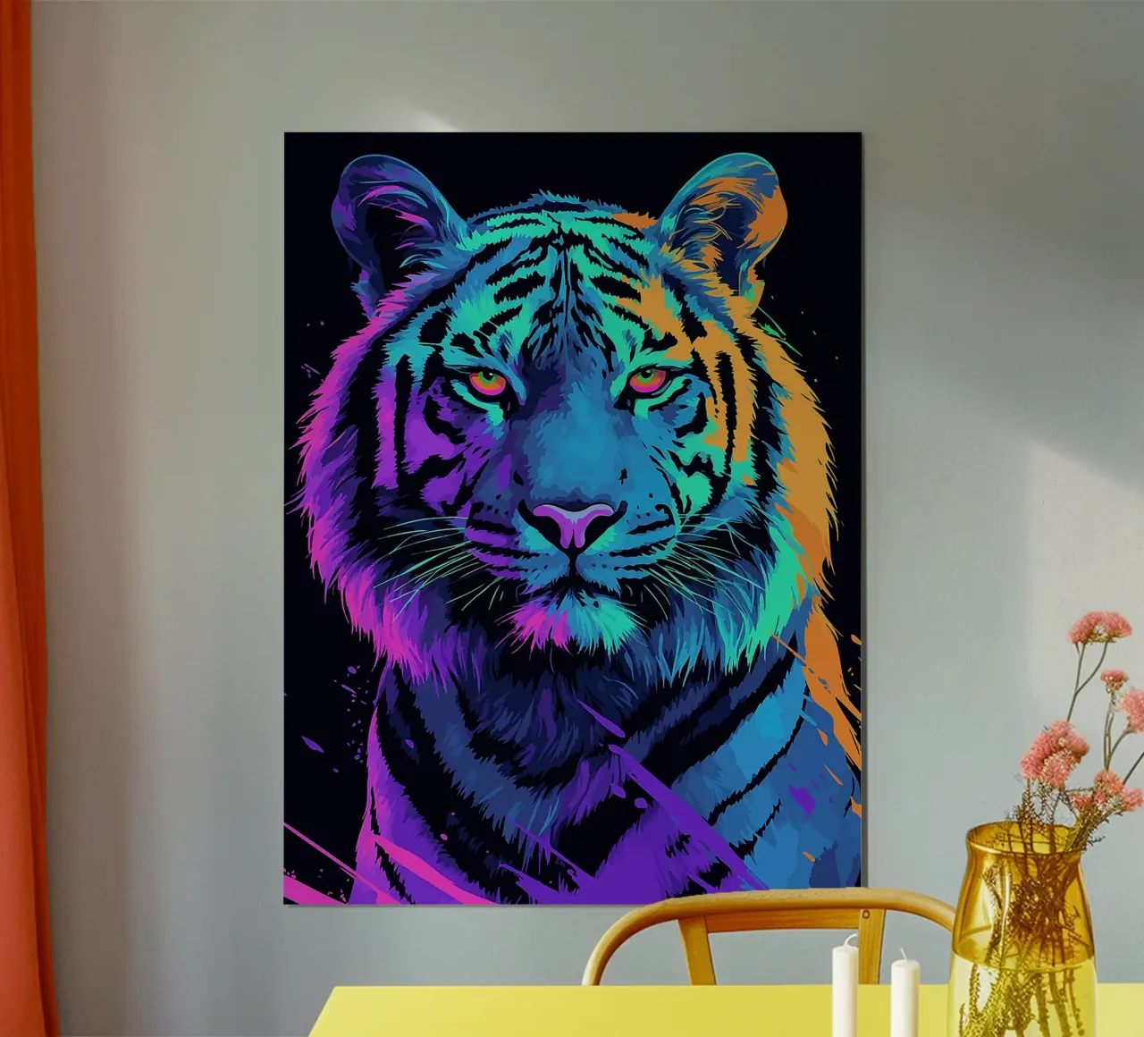 tigre animale selvatico felino grande gatto poster da Frank J Weissmuller