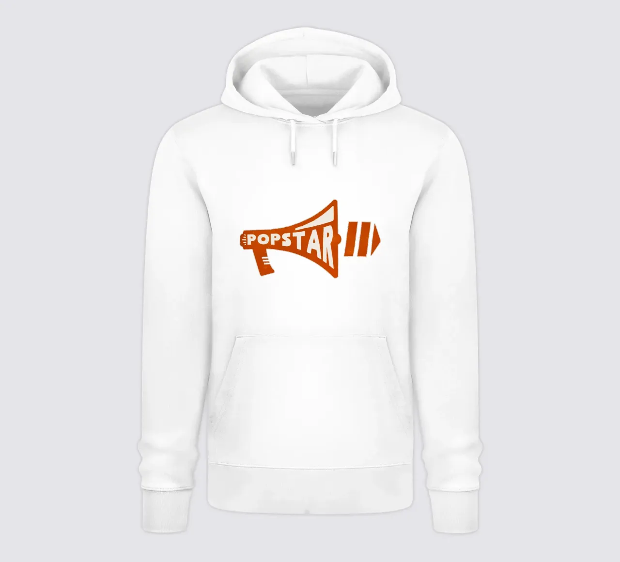 Popstar - Megaphone felpa con cappuccio da Black Sign Artwork