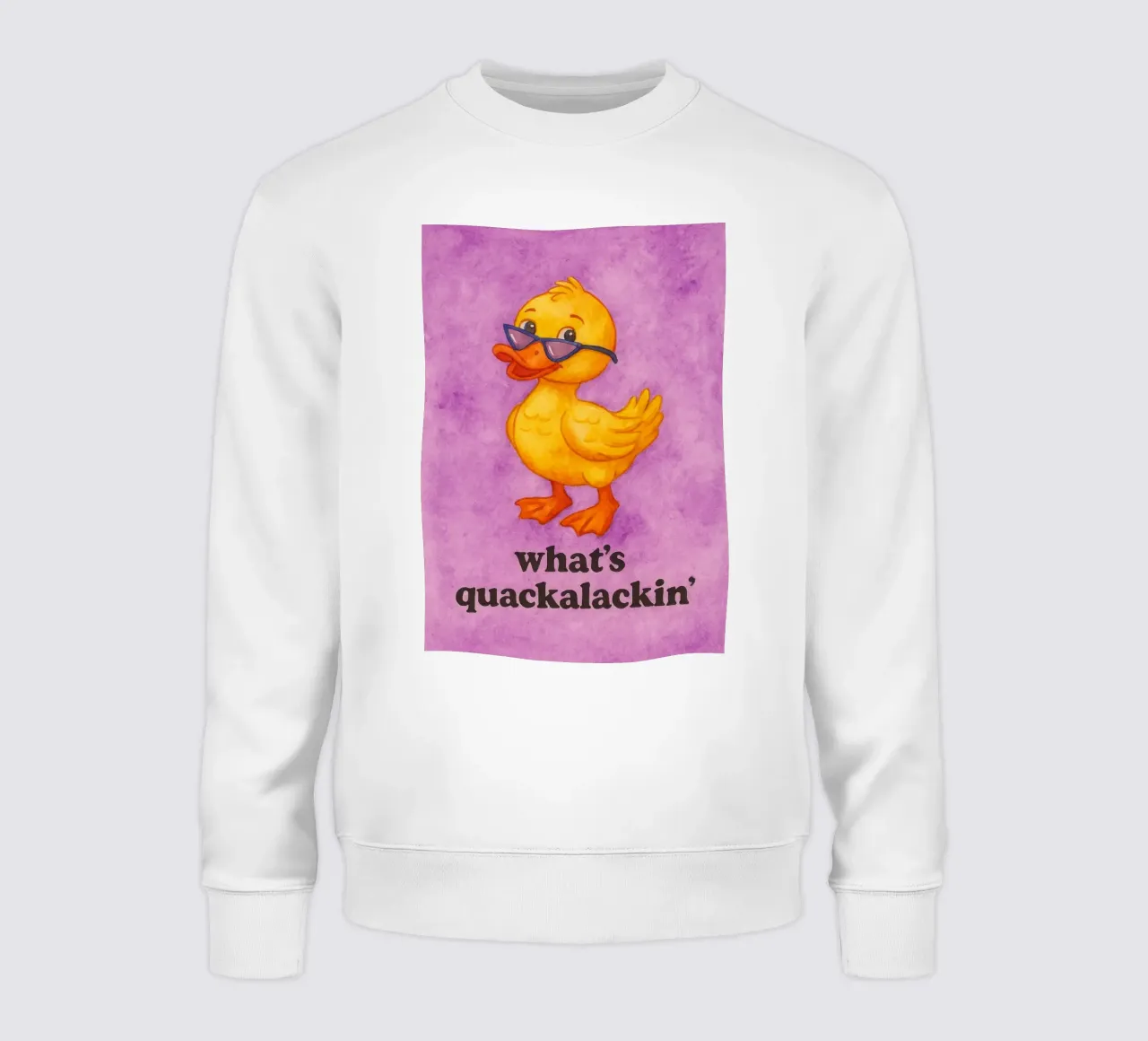 cosa c'è di divertente nell'anatra felpa da limous