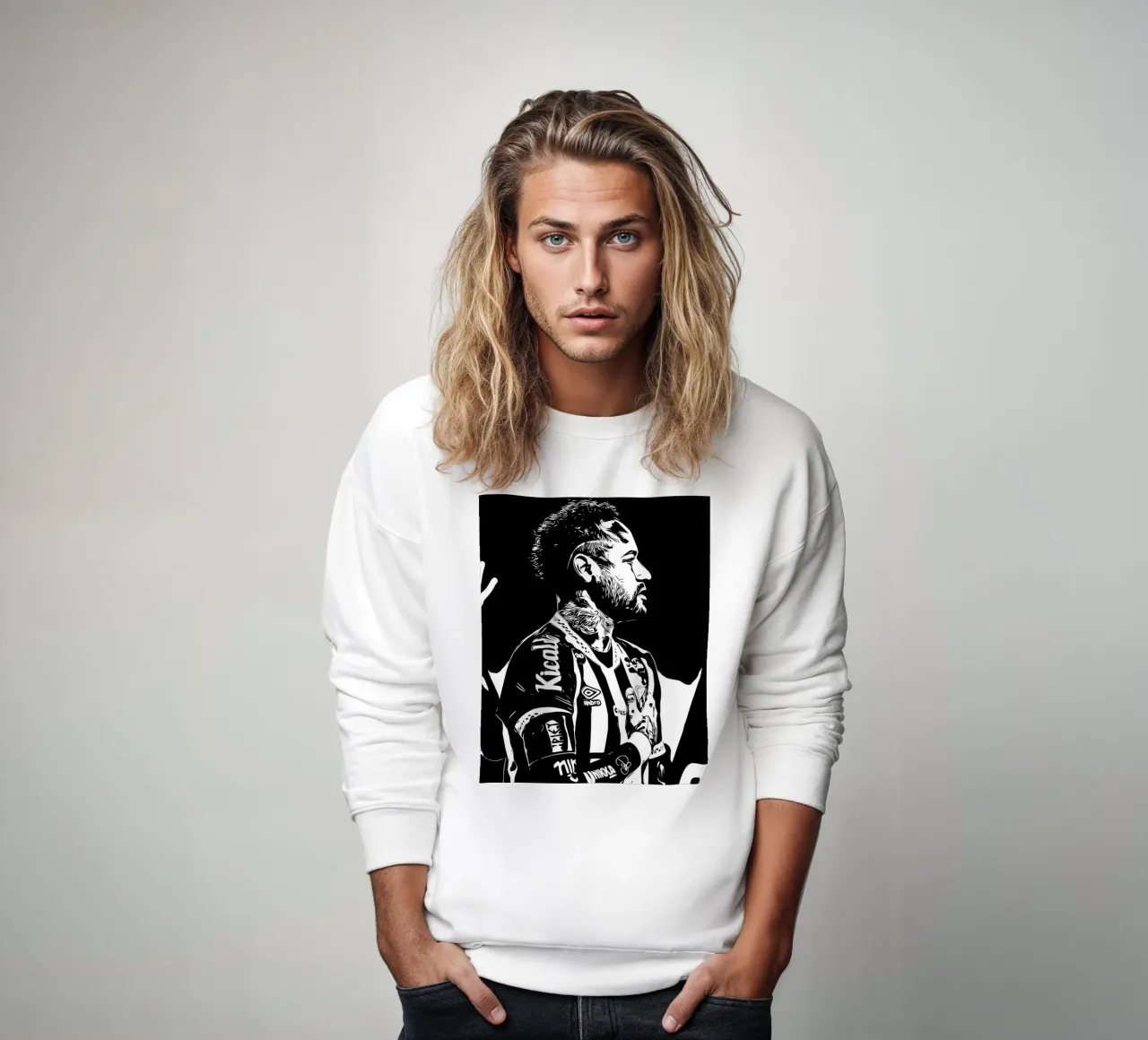 neymar jr felpa da dark eagle