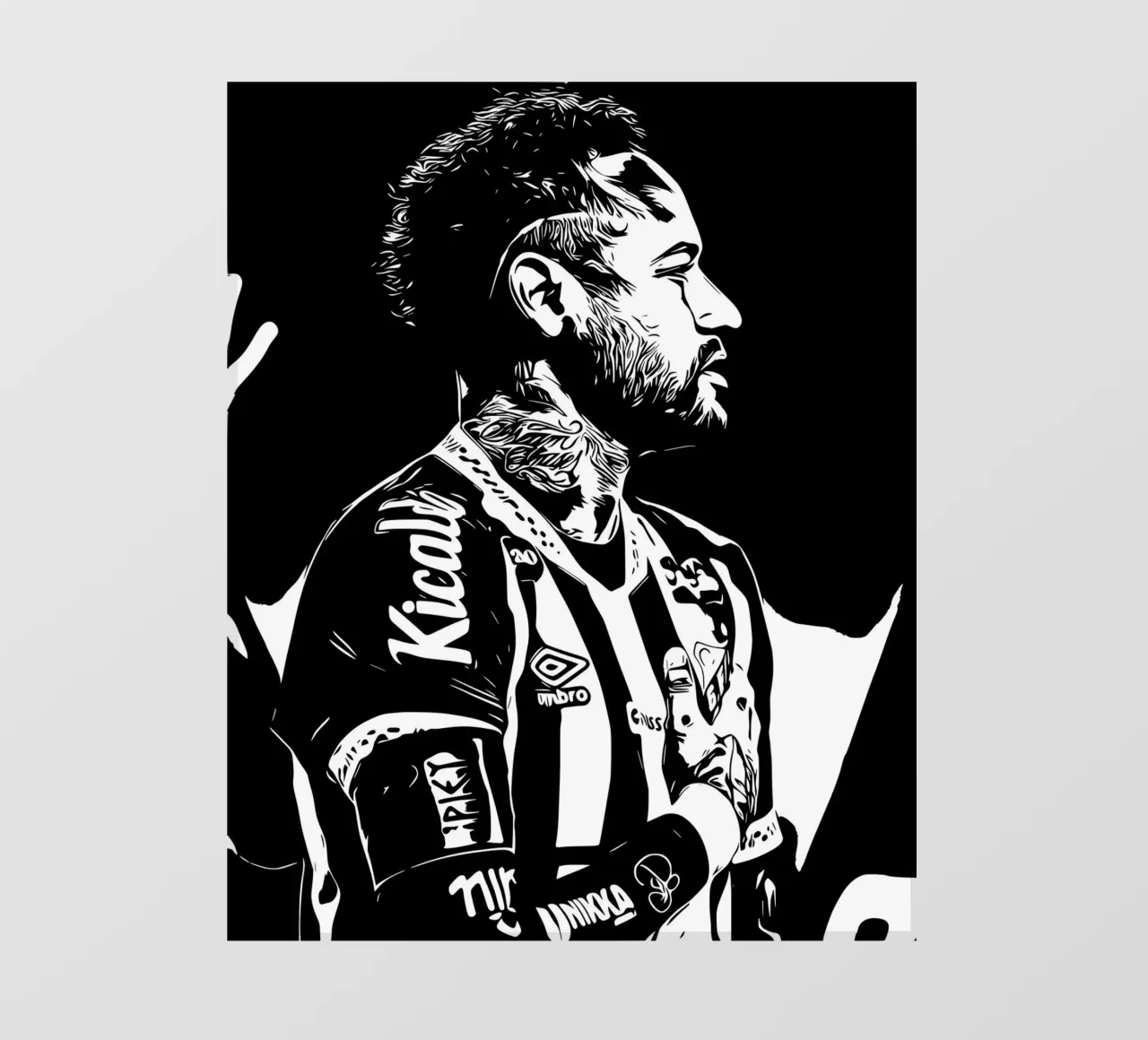 neymar jr telo in pvc da dark eagle