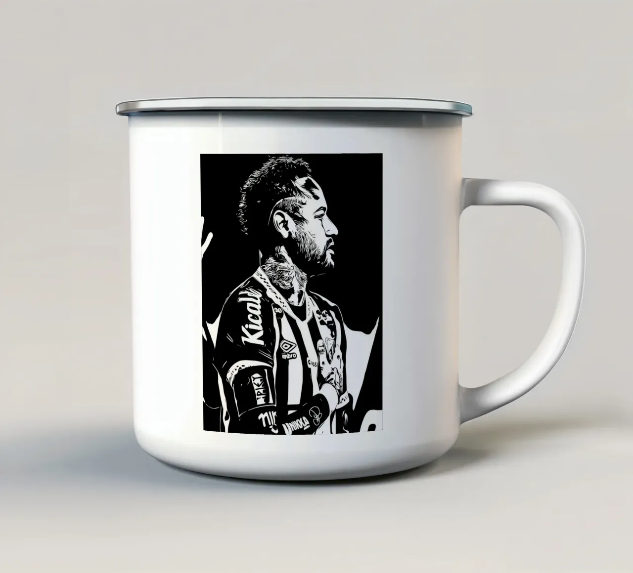 neymar jr tazza in smalto da dark eagle