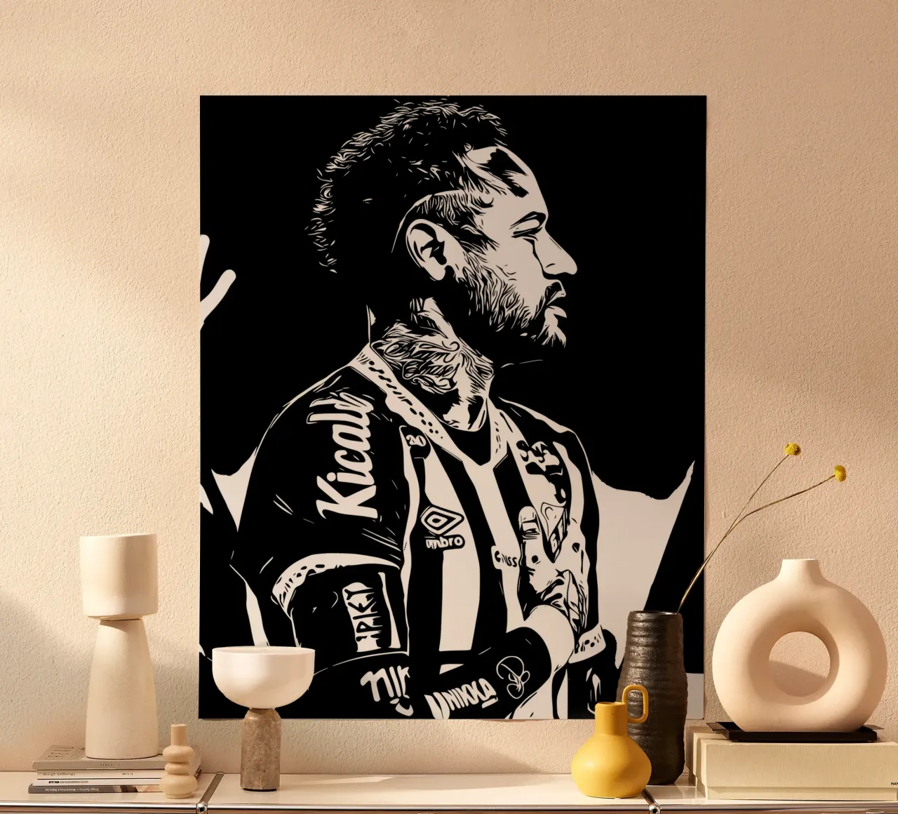 neymar jr poster da dark eagle