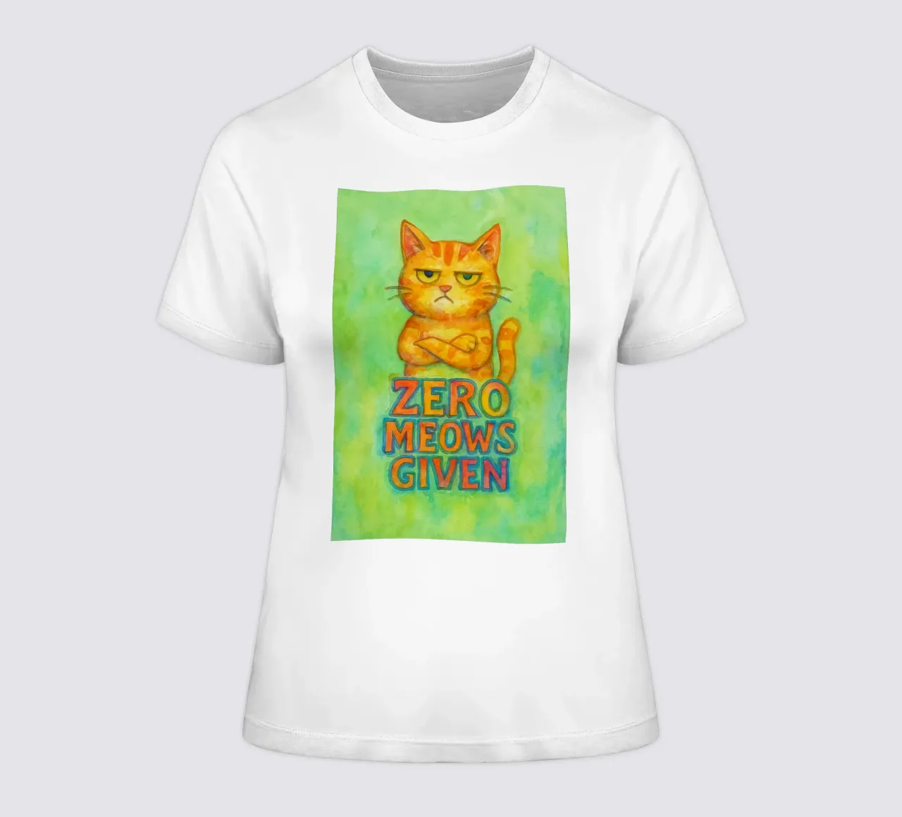 Null miaut gegeben lustige Katze Frauen T-Shirt von limous