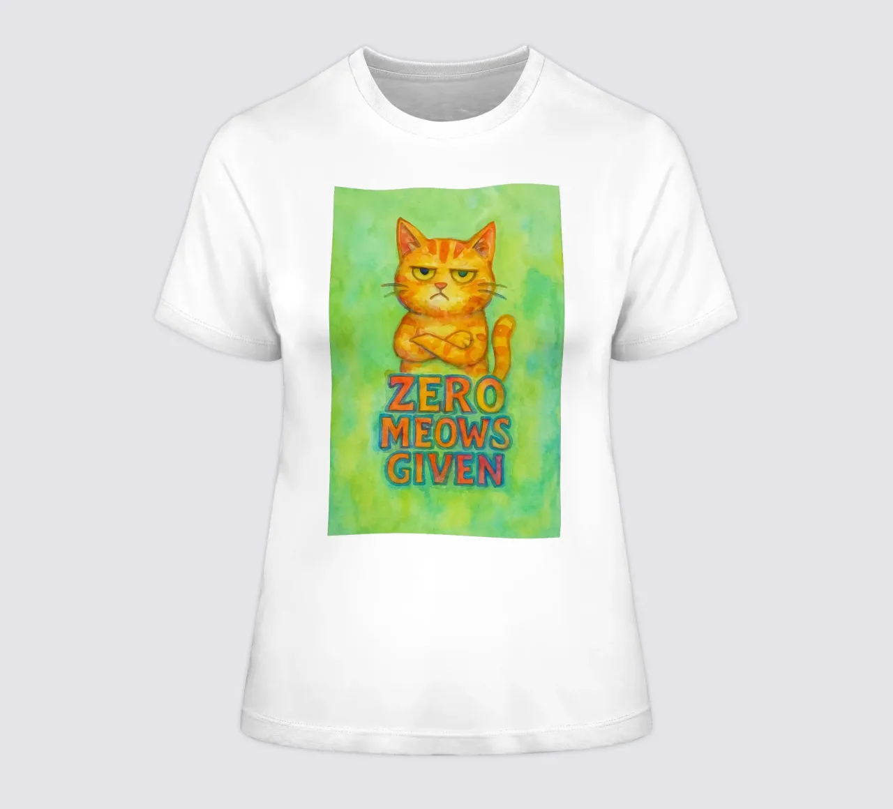 Null miaut gegeben lustige Katze Frauen T-Shirt von limous