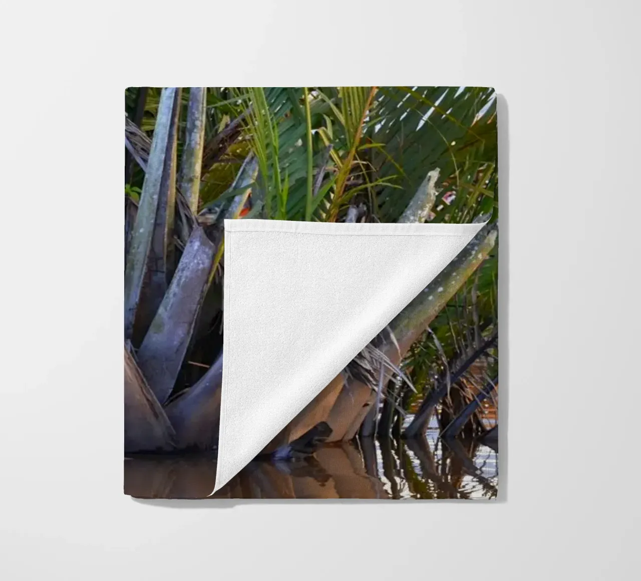 Speaker caught in Nipa Palm in the Klias Peninsula beach towel by byrieneke