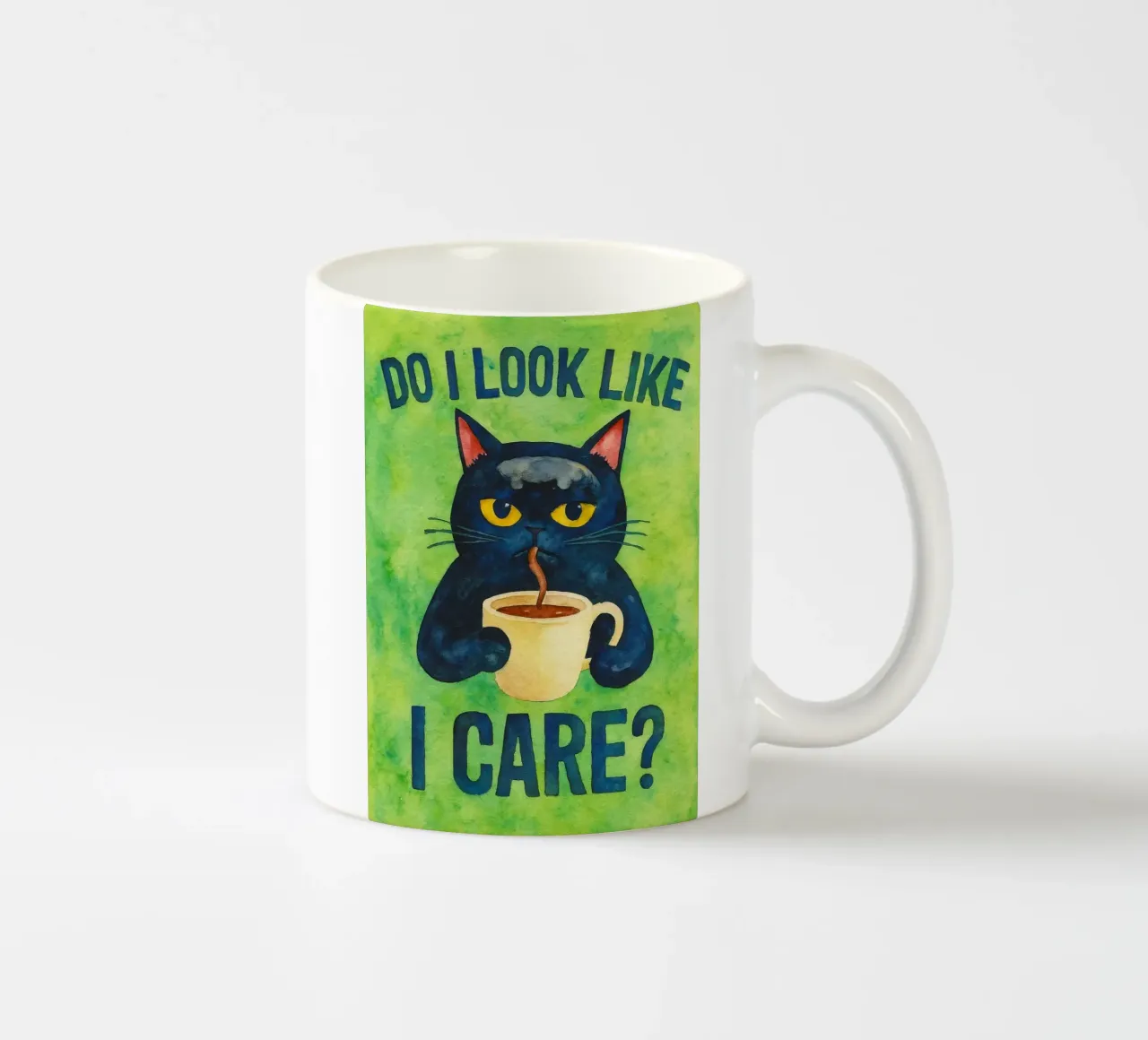 Sembro un gatto buffo tazza in ceramica da limous