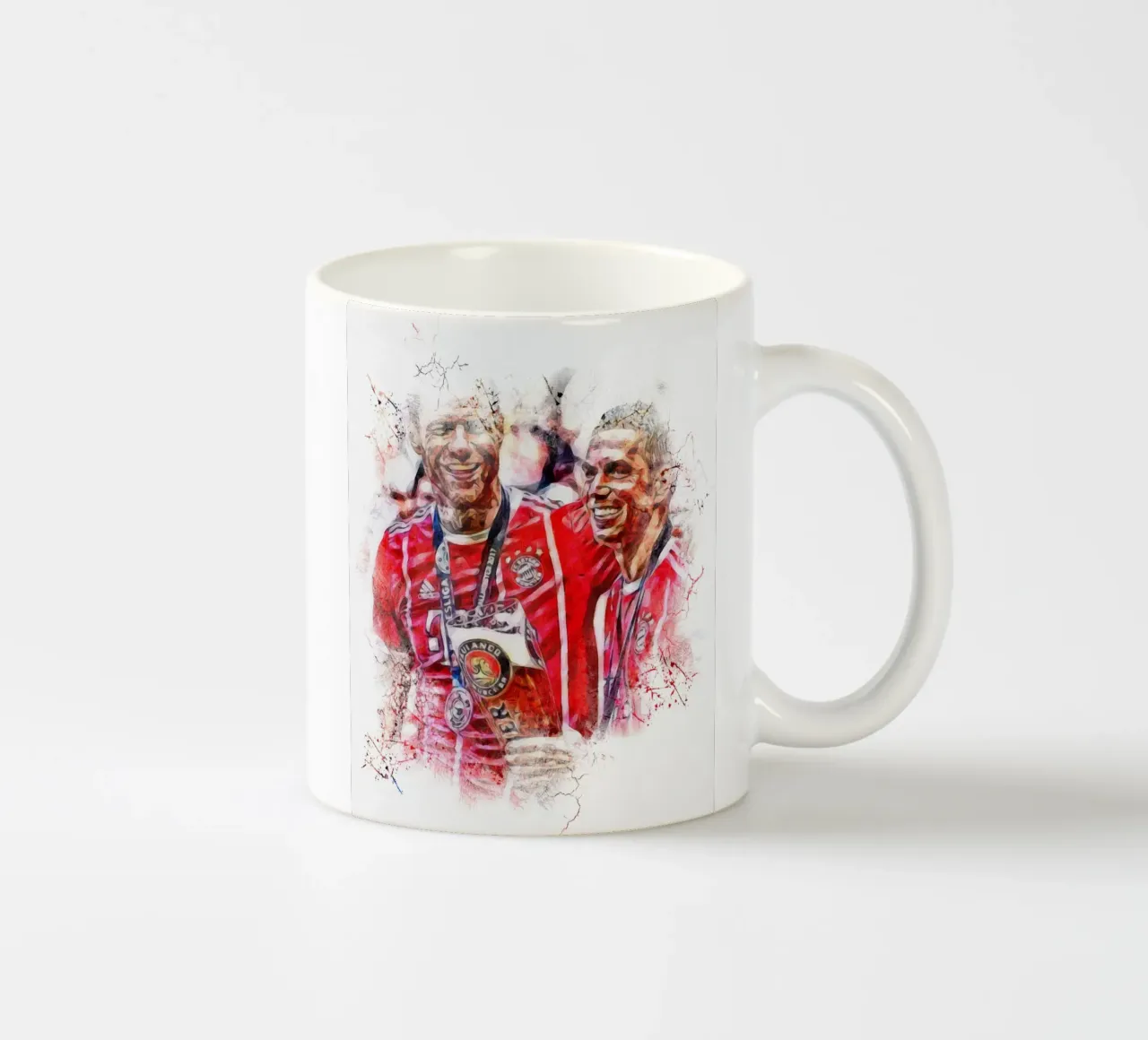philipp  lahm and xabi alonso tazza in ceramica da dark eagle