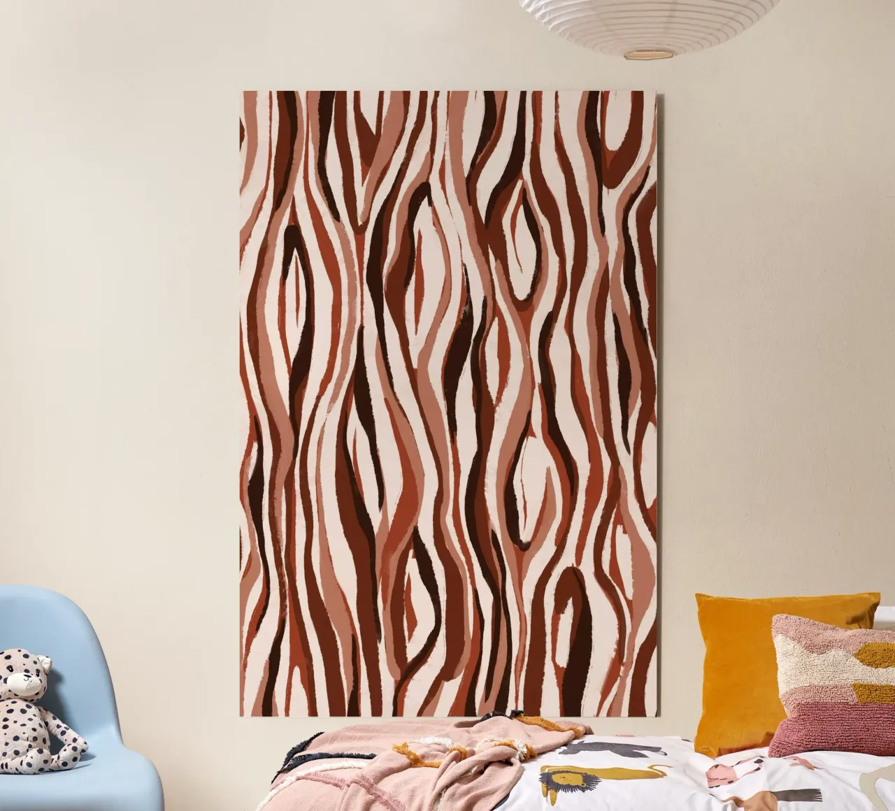 Pastel Strokes No 2 alluminio dibond da treechild