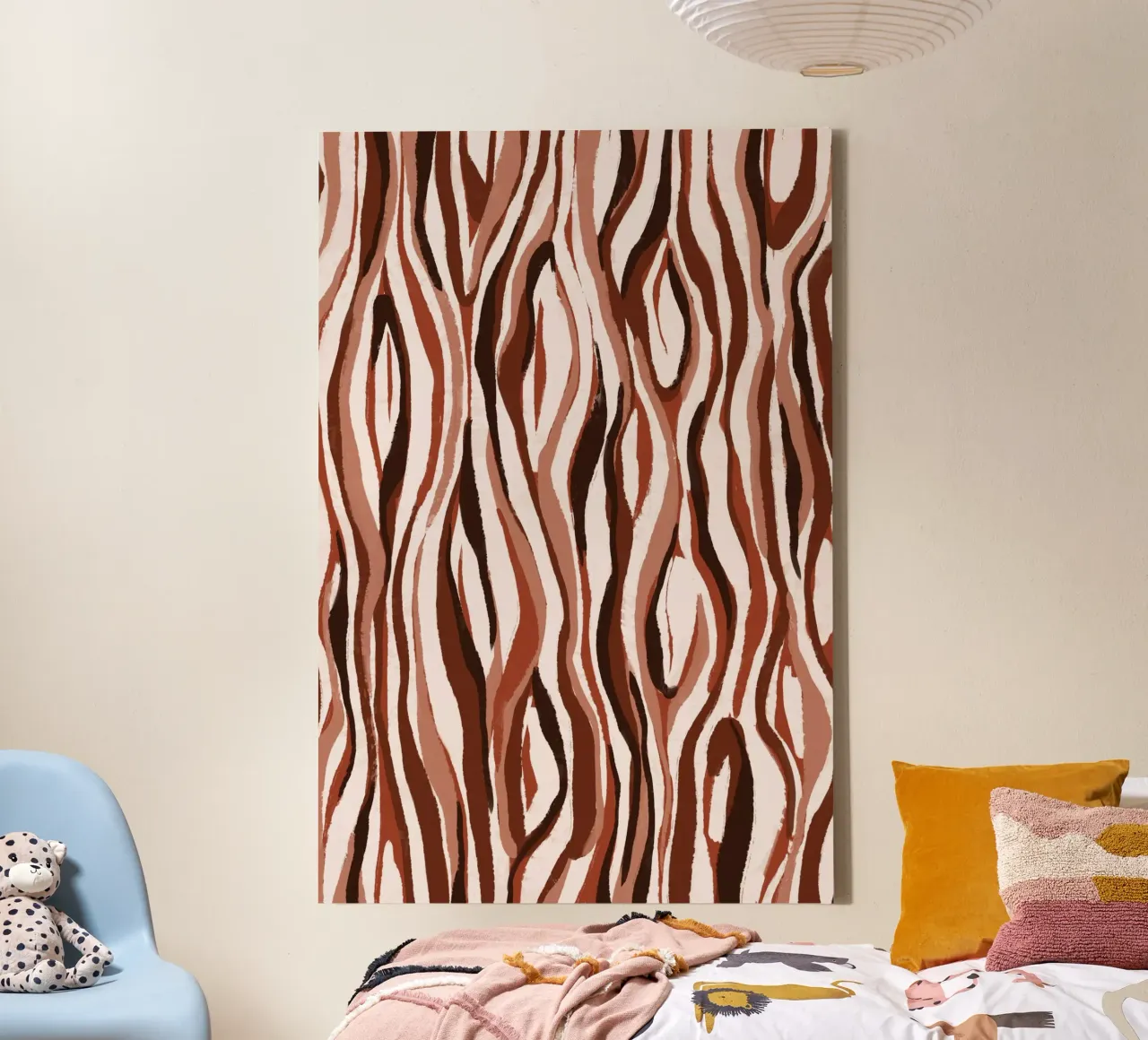 Pastel Strokes No 2 canvas by treechild