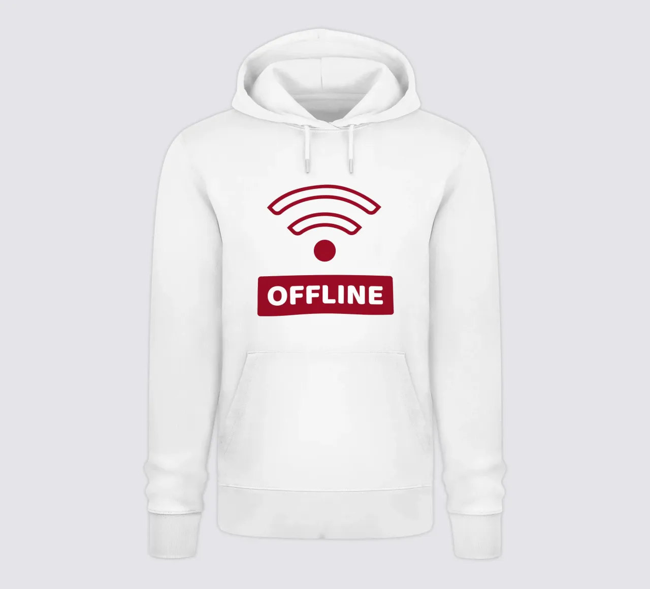 Offline - No Wifi felpa con cappuccio da Black Sign Artwork