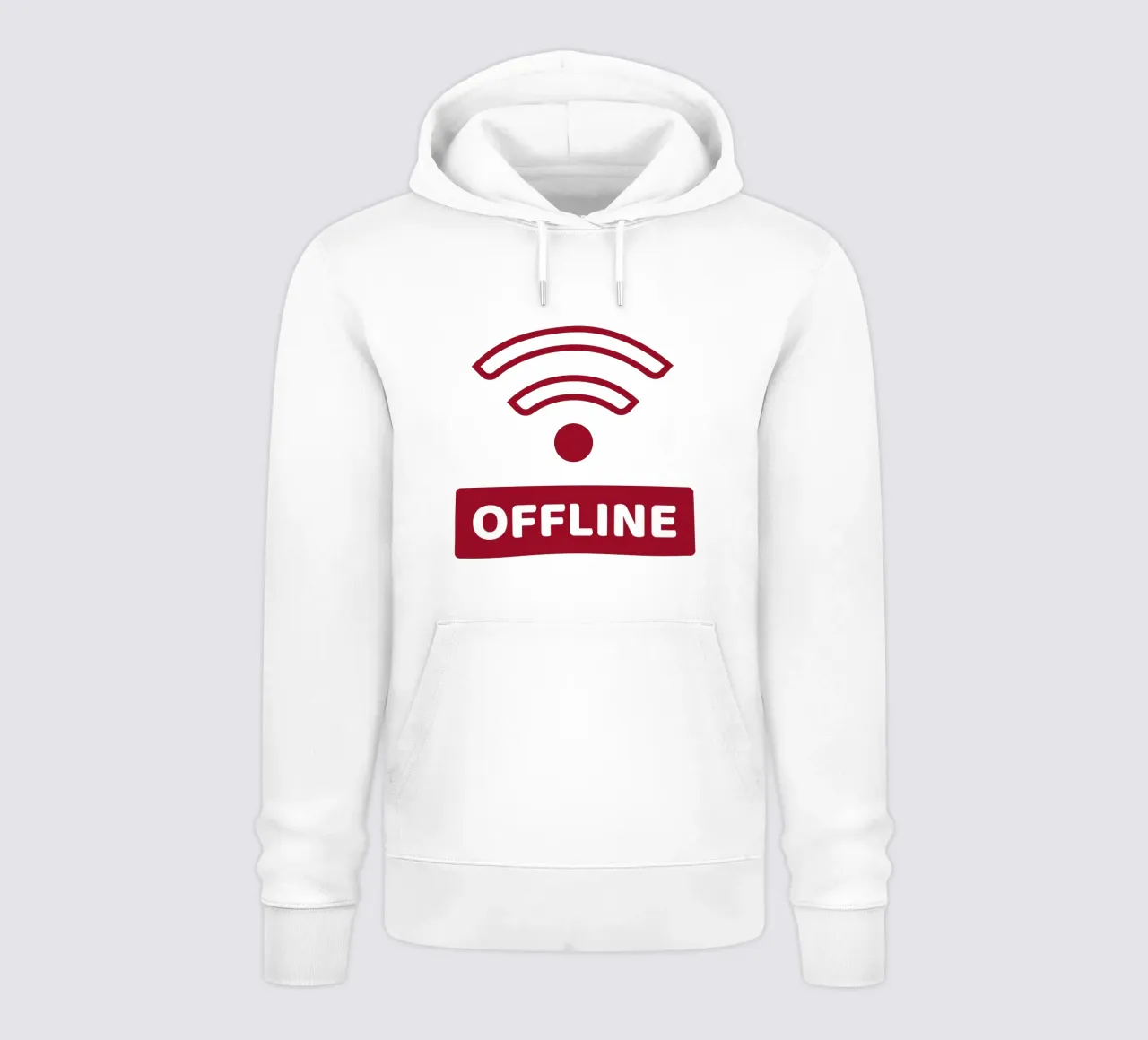 Offline - No Wifi felpa con cappuccio da Black Sign Artwork