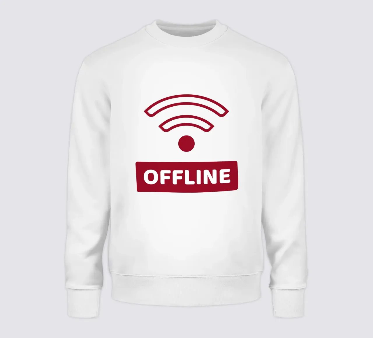 Offline - No Wifi felpa da Black Sign Artwork