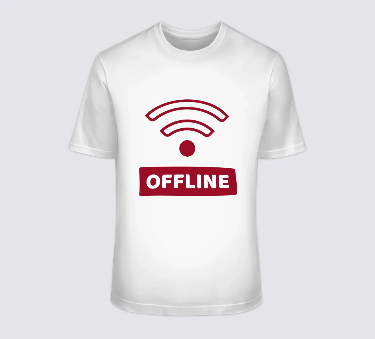 Offline - No Wifi t-shirt da Black Sign Artwork