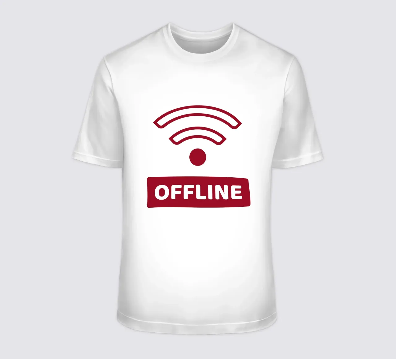 Offline - No Wifi t-shirt da Black Sign Artwork