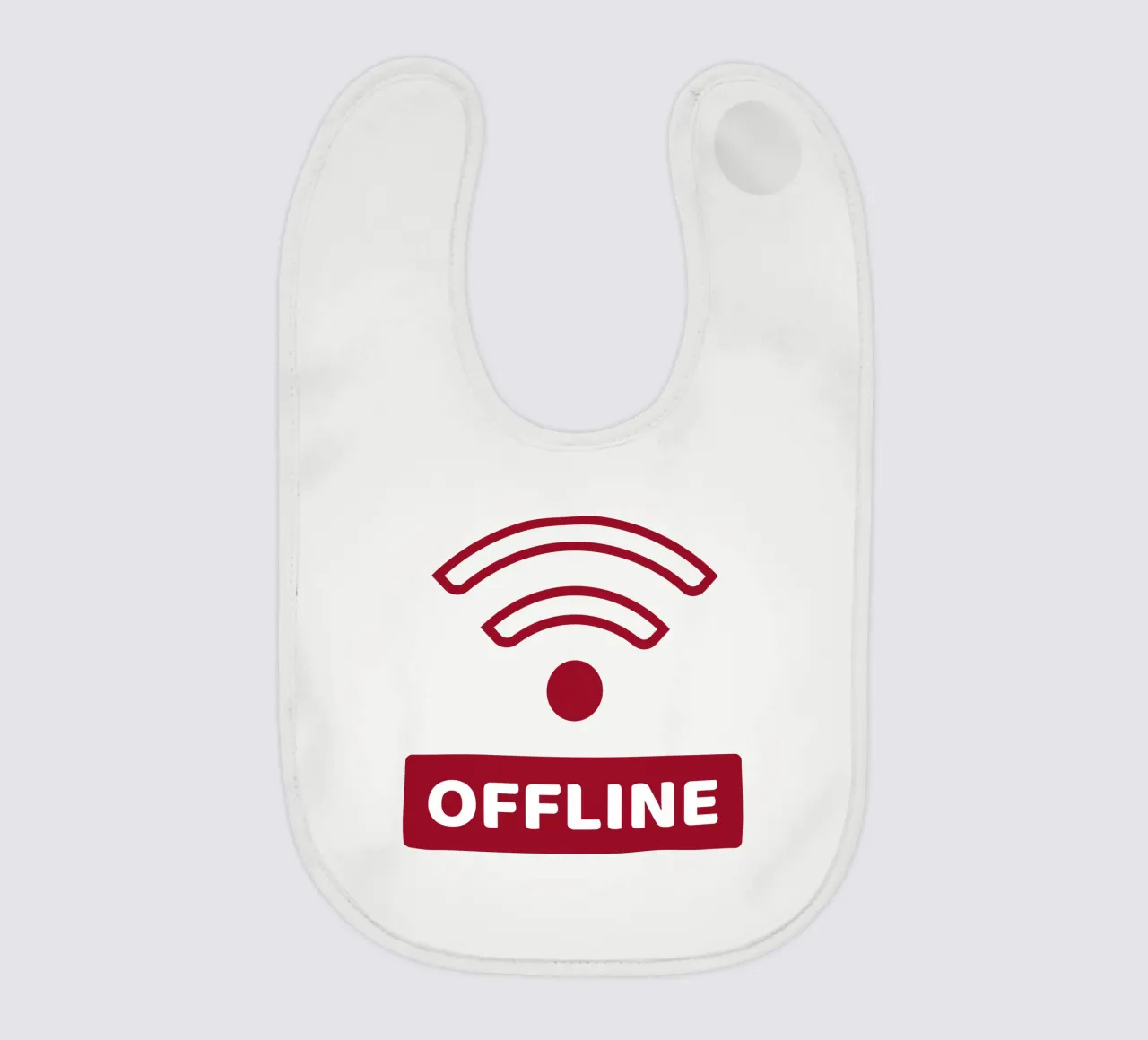 Offline - No Wifi bavaglino da Black Sign Artwork