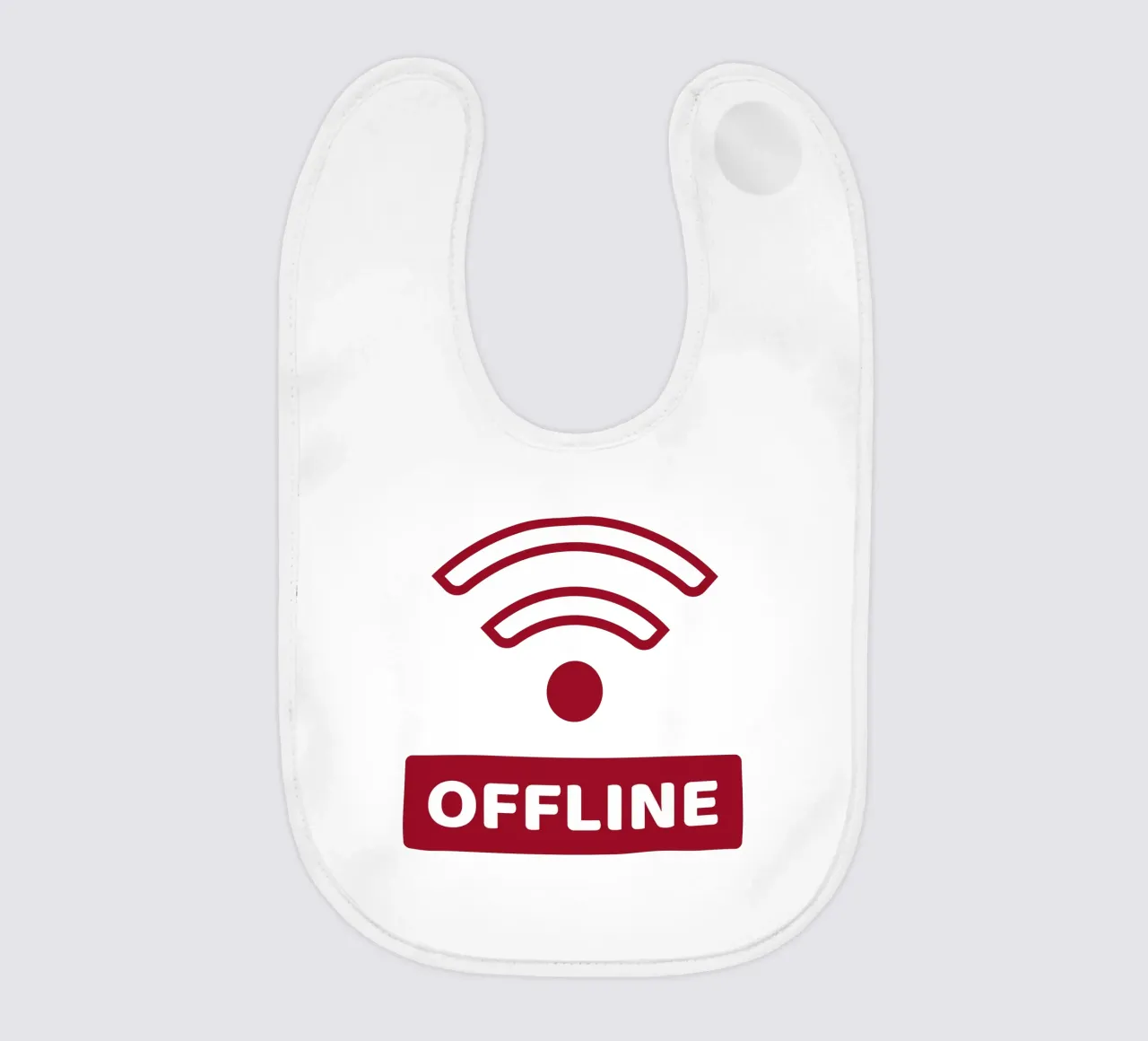 Offline - No Wifi bavaglino da Black Sign Artwork
