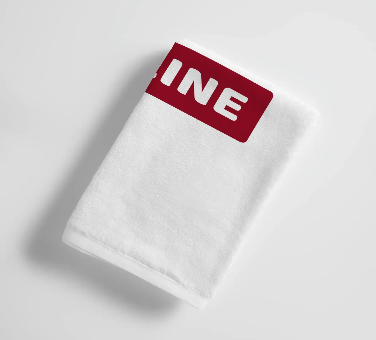 Offline - No Wifi badhanddoek van Black Sign Artwork