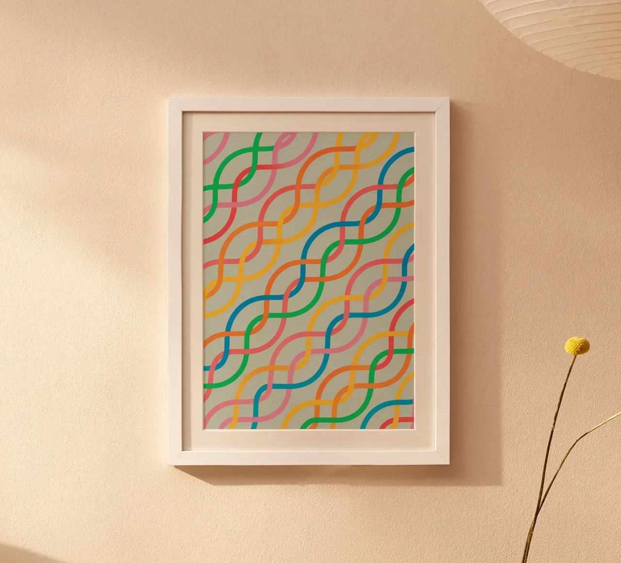 abstract line webbing sloping drawing poster by klicins