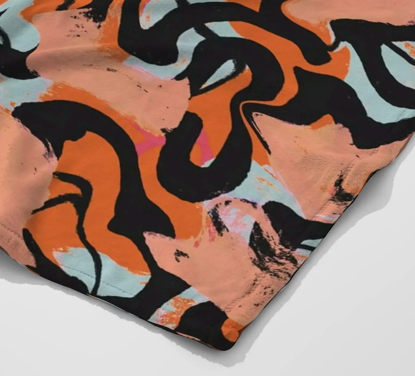 Wild Orange Fleecedecke von treechild