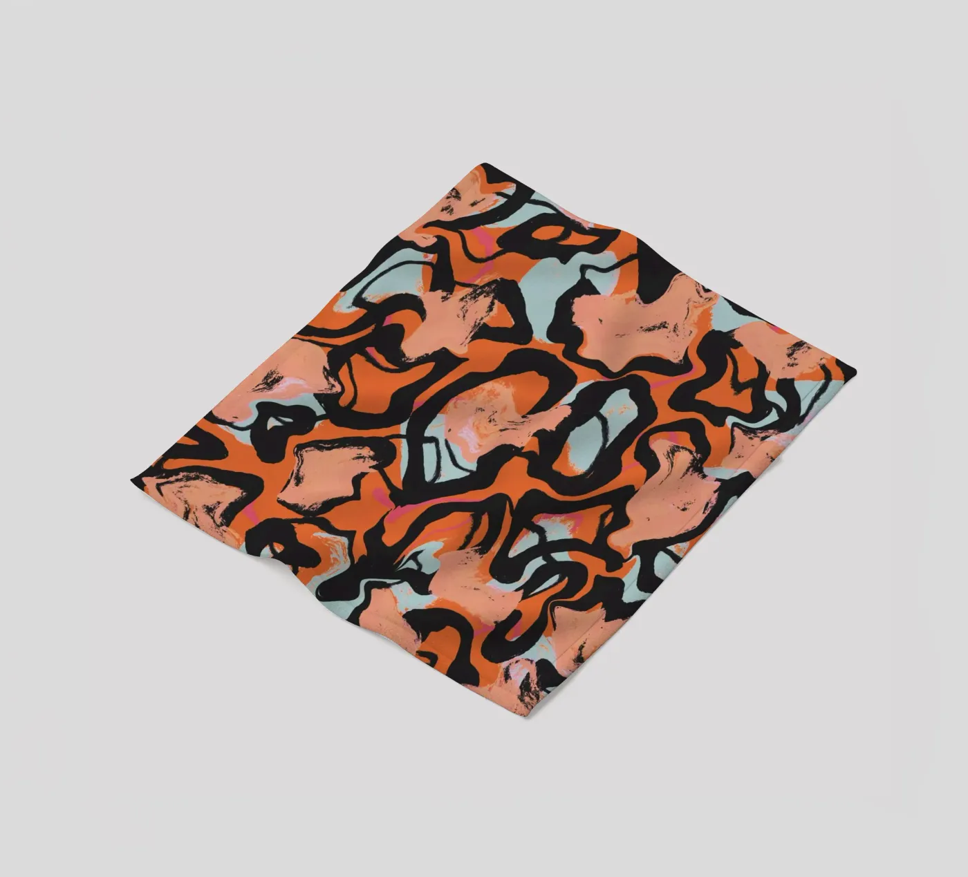 Wild Orange Fleecedecke von treechild