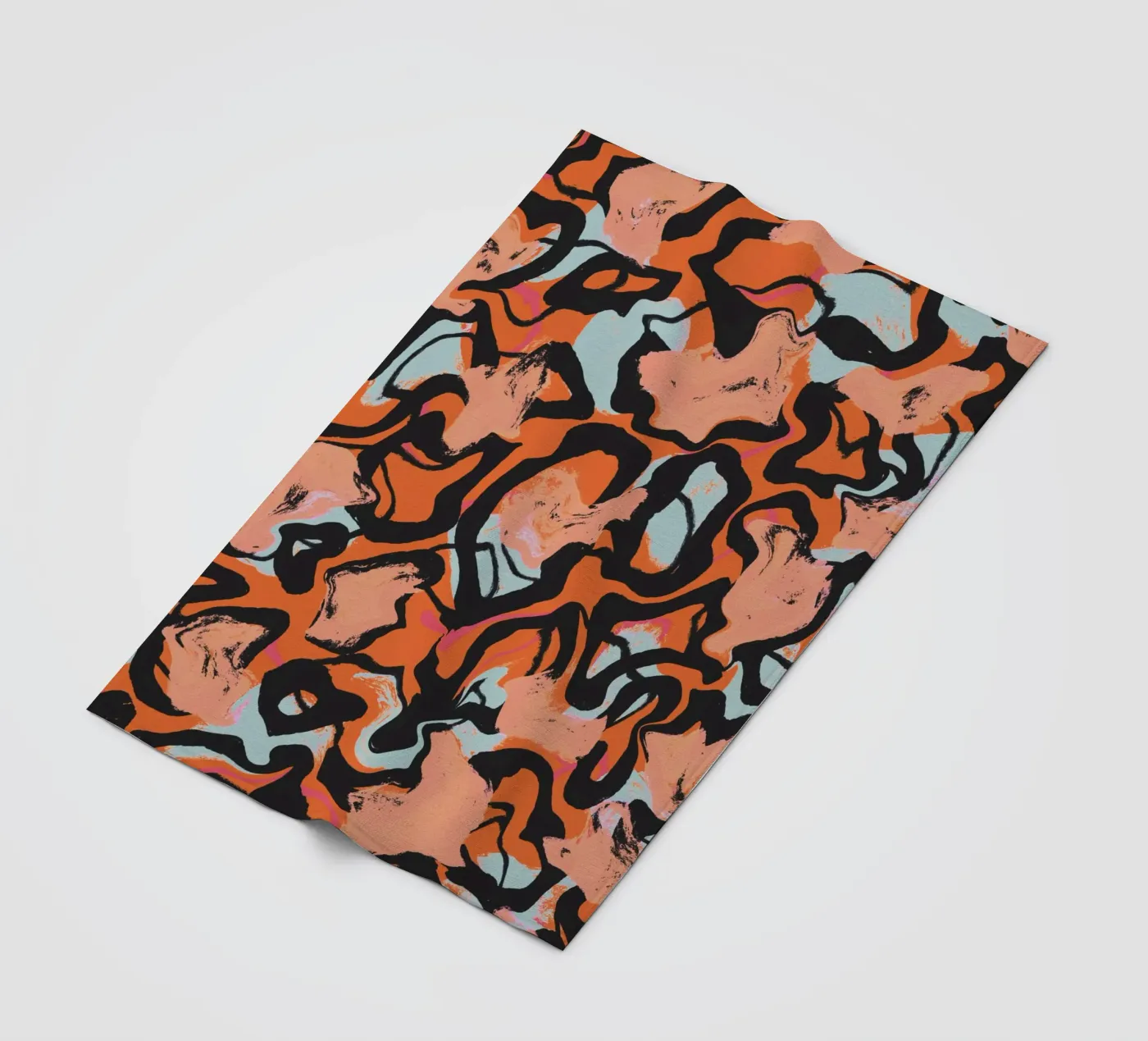 Wild Orange Fleecedecke von treechild