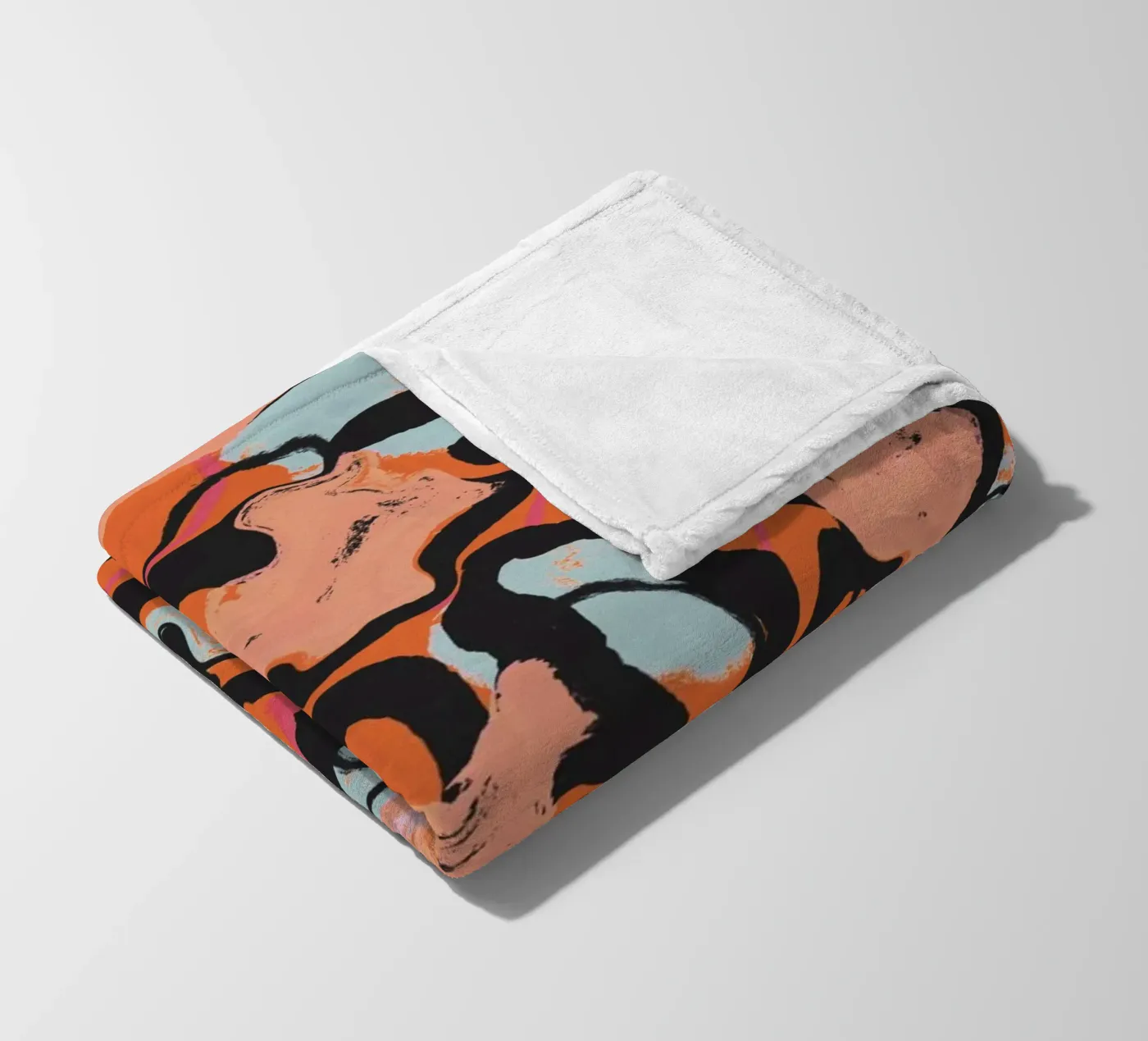Wild Orange Fleecedecke von treechild