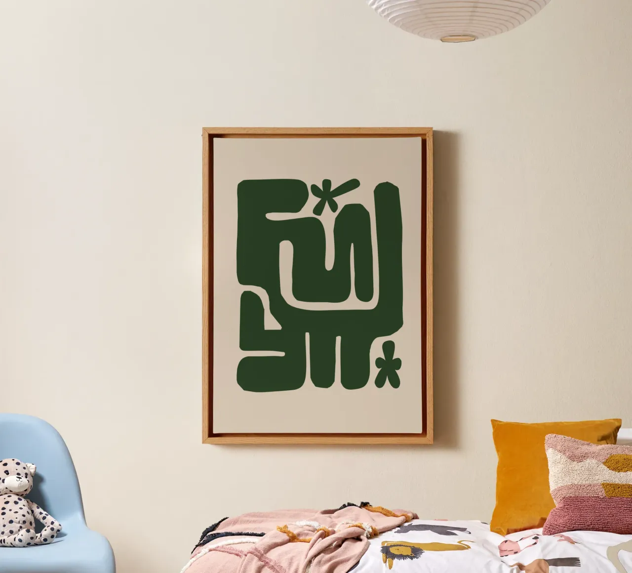 Kamel canvas met Baklijst van felixschuster
