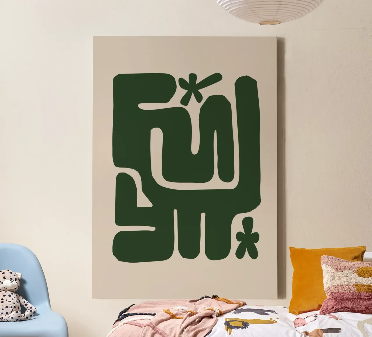 Kamel canvas met Baklijst van felixschuster
