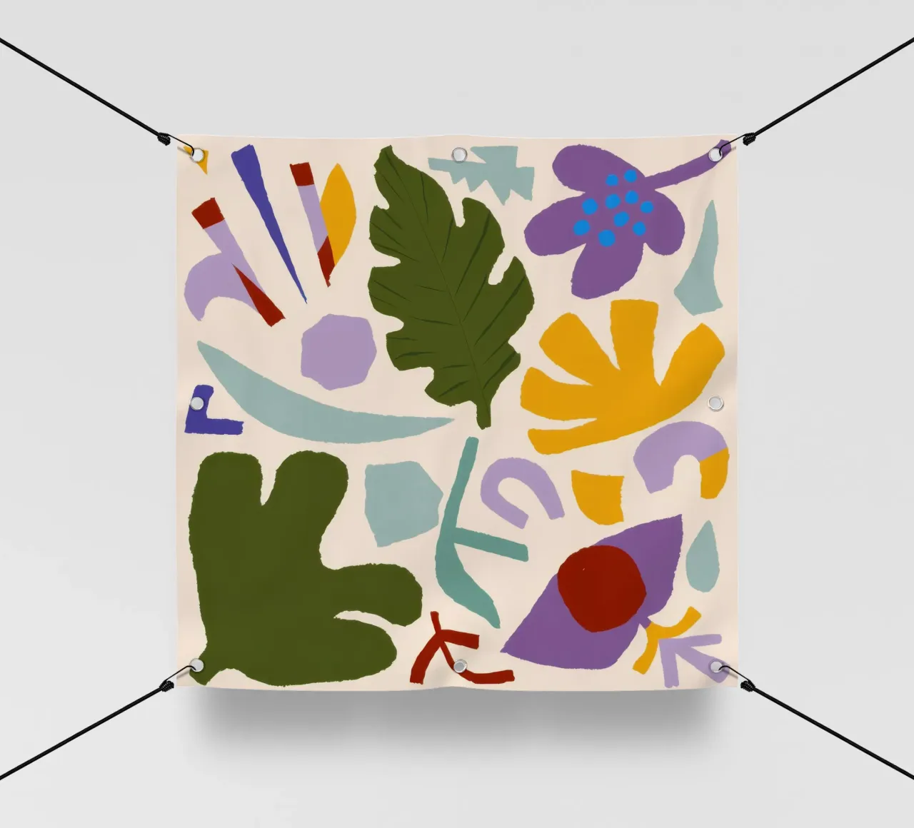 Medley di forme giocose telo in pvc da Lyra Glaze