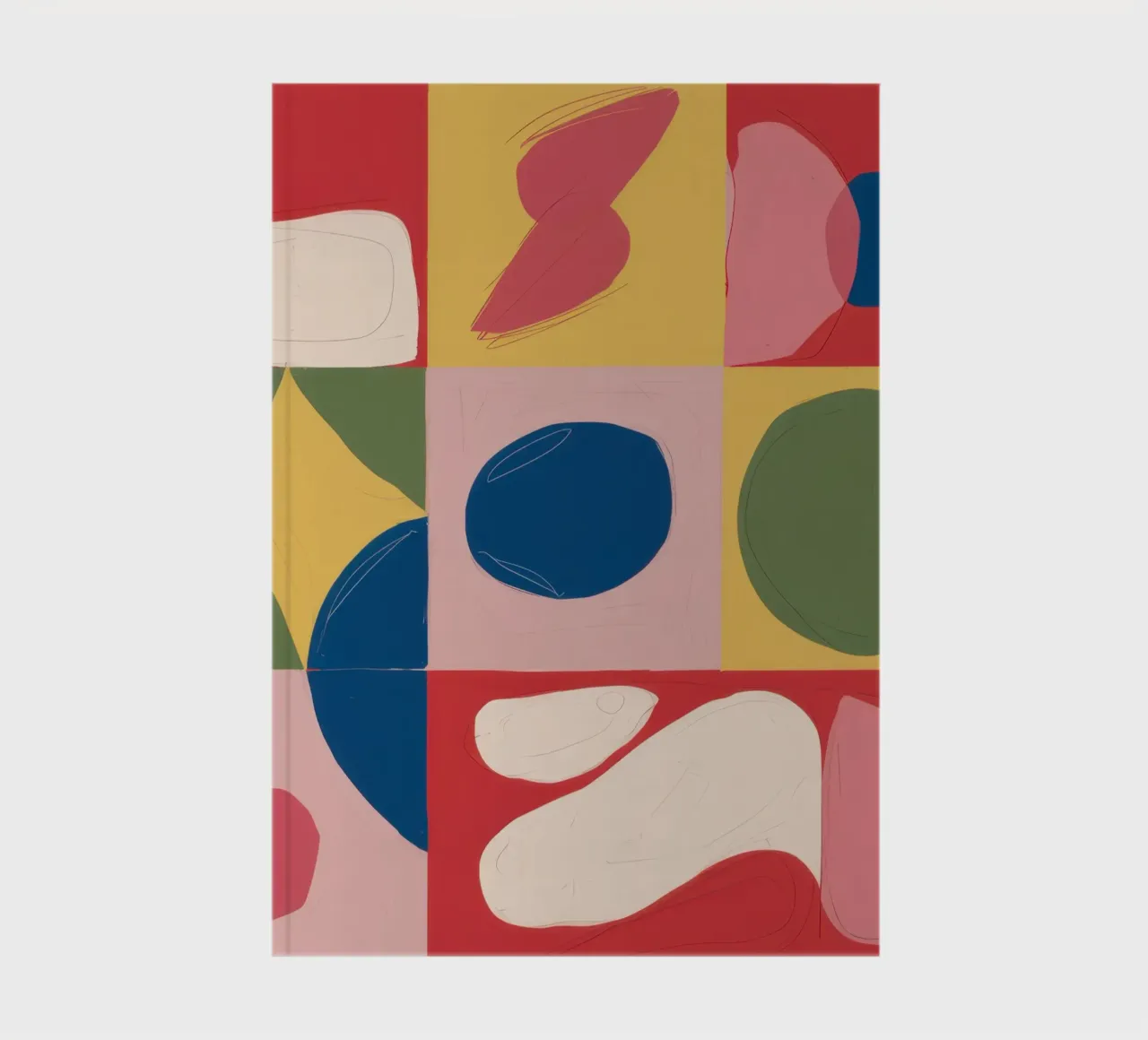 Geometric Color Blocks notebook by Lyra Glaze