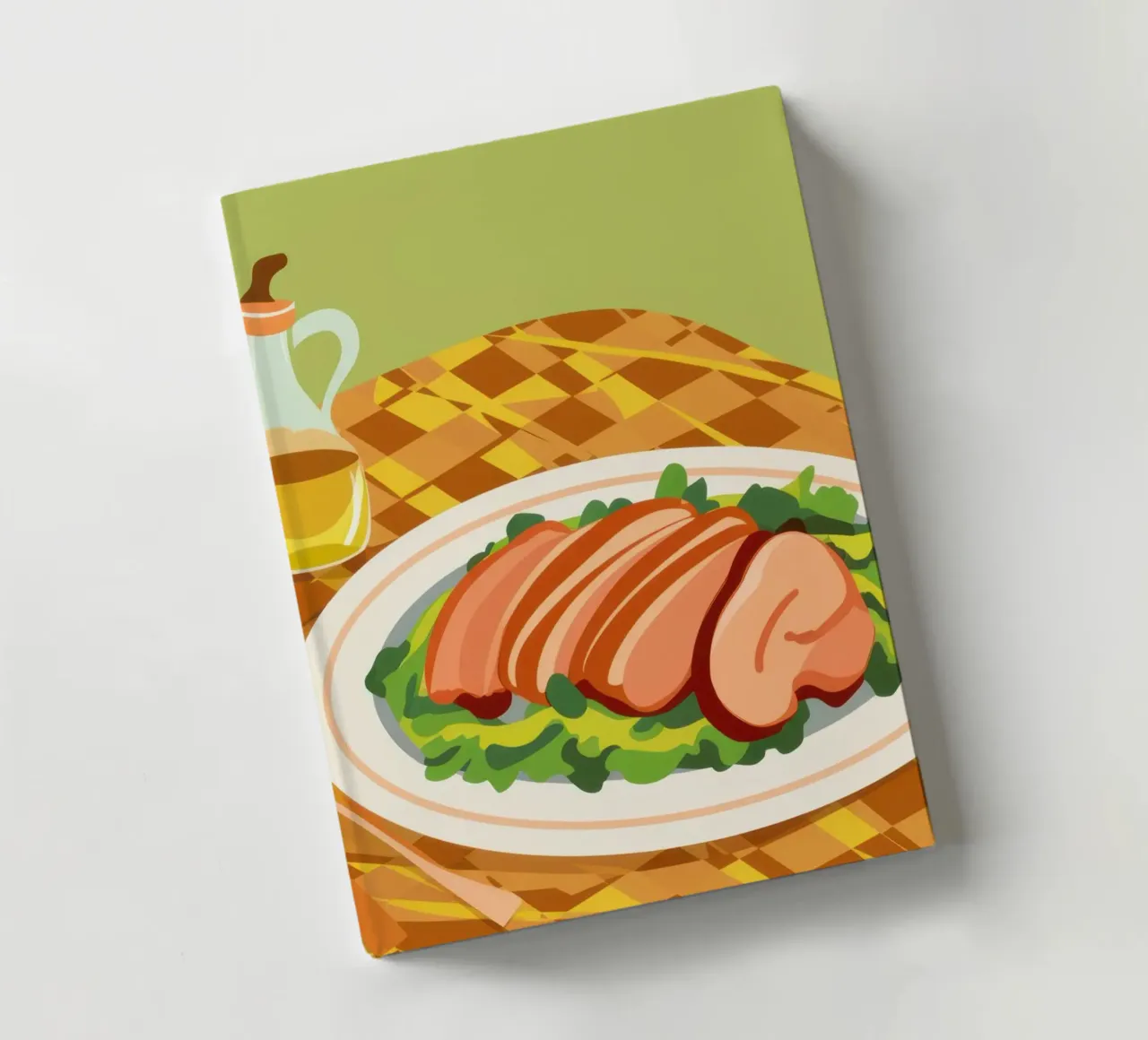 Sausage on Checkers notebook by Lyra Glaze