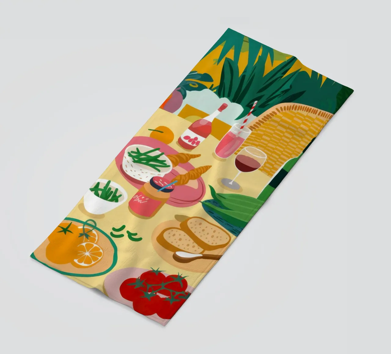 Un ricco picnic telo mare da Snow Mist