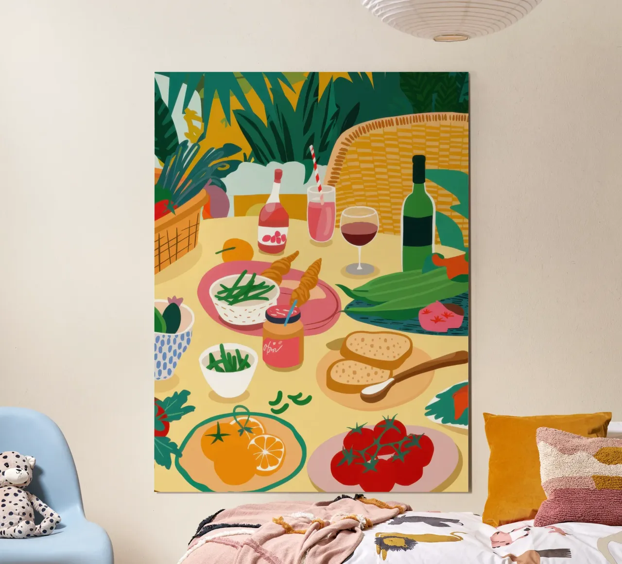 Un ricco picnic poster da Snow Mist