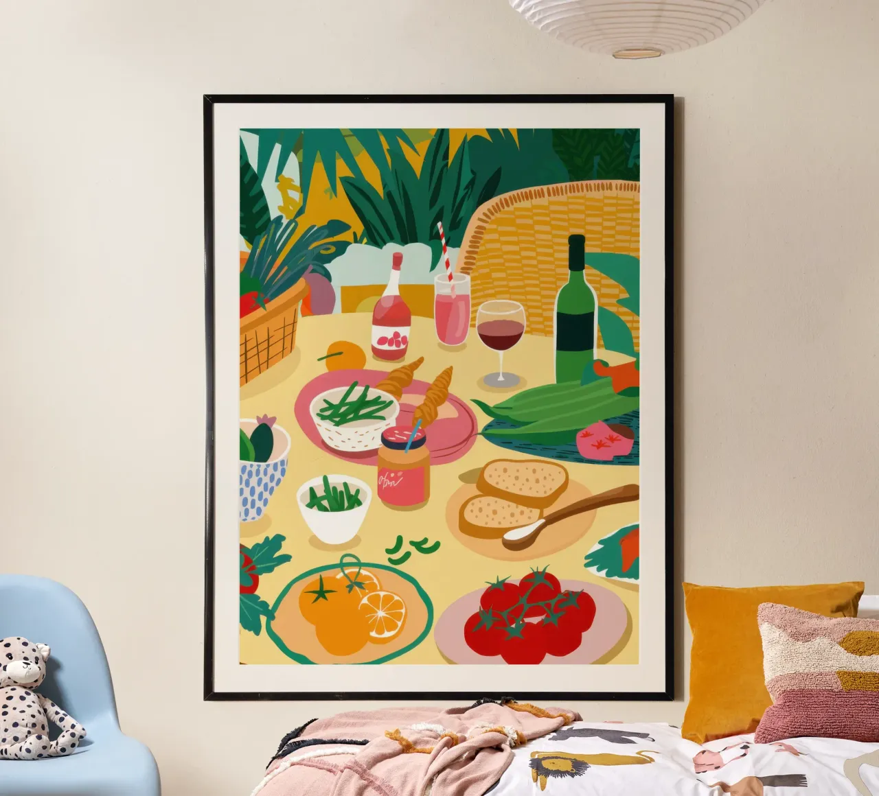 Un ricco picnic poster da Snow Mist