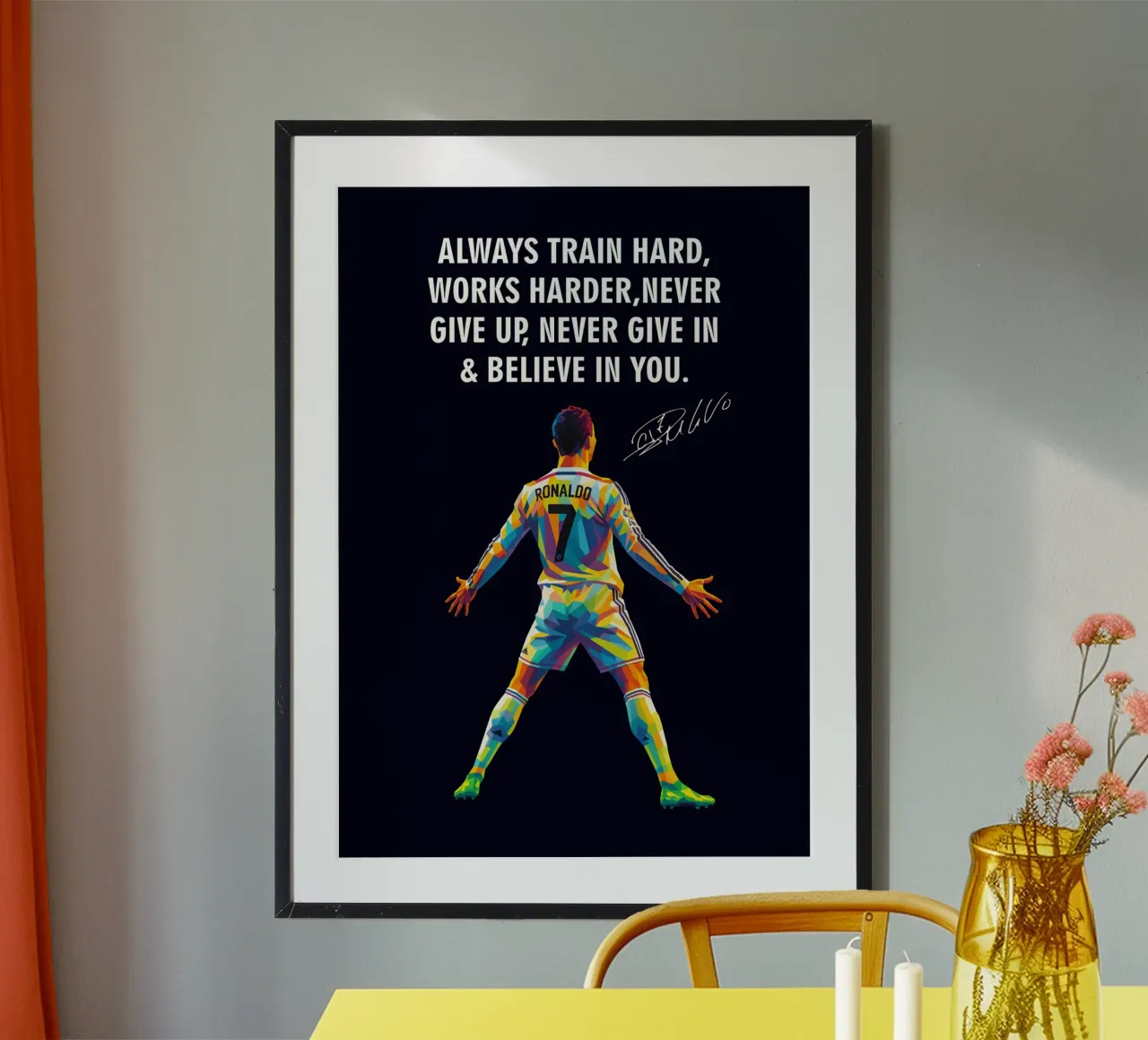 Cristiano Ronaldo quotes poster da HopeStudio