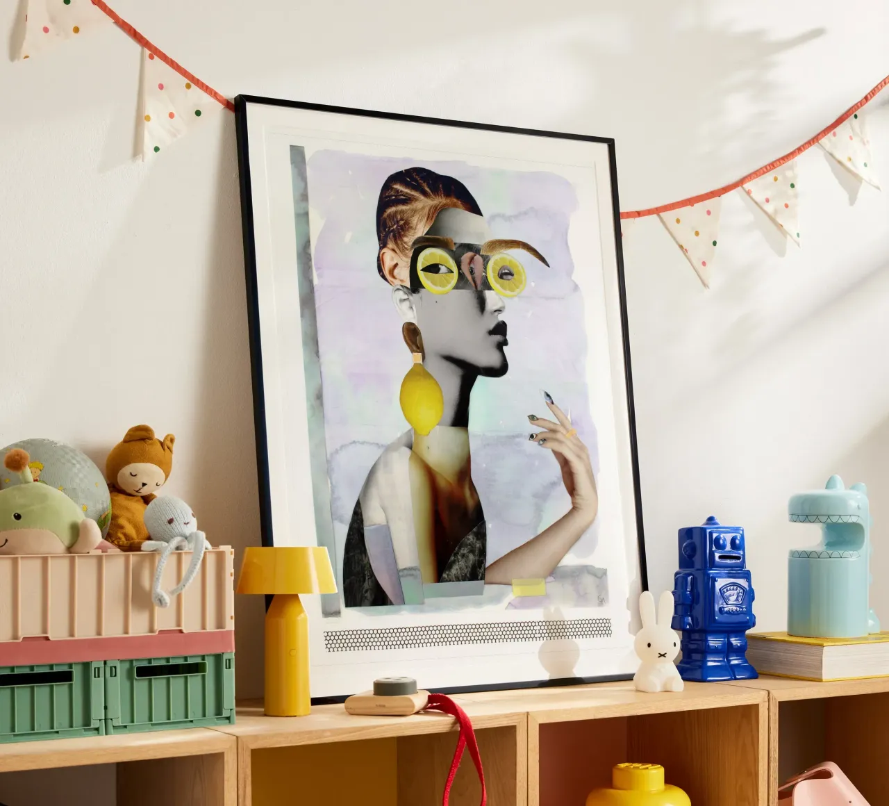 Bandita poster avec cadre en plastique de Paperheartmixx