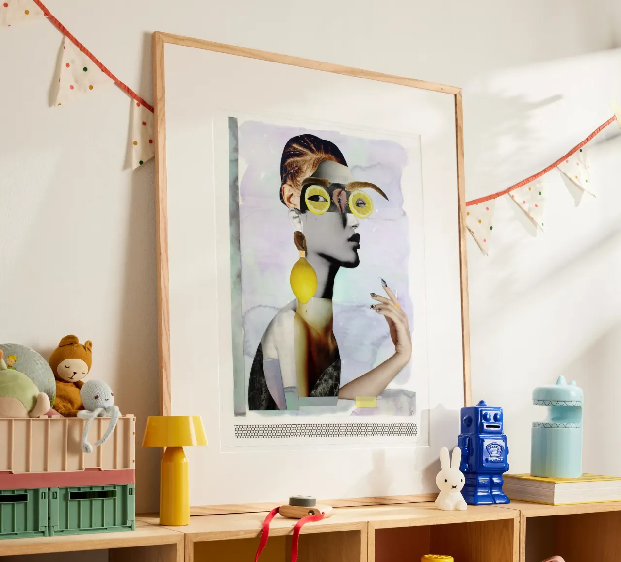 Bandita poster avec cadre en plastique de Paperheartmixx