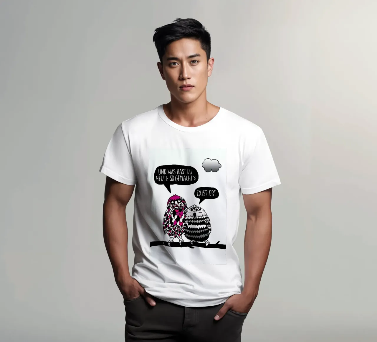 Existieren t-shirt da Herzette